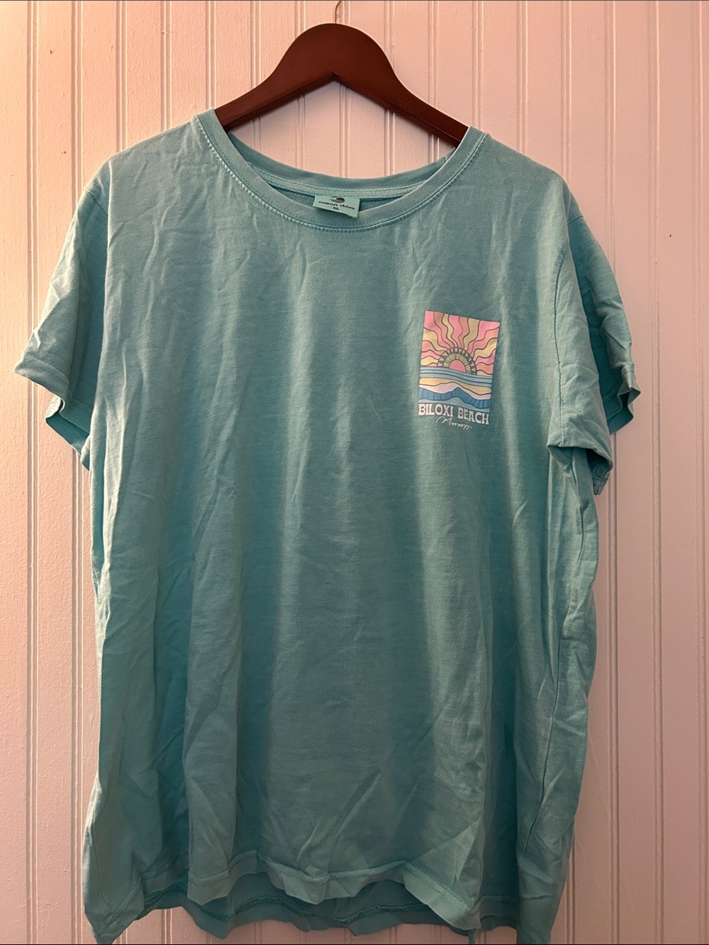 Ocean Drive Light Teal Short-Sleeve Graphic Tee